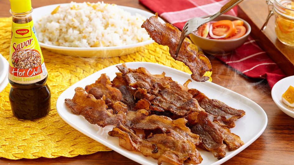 Bacon-Style Spicy Liempo