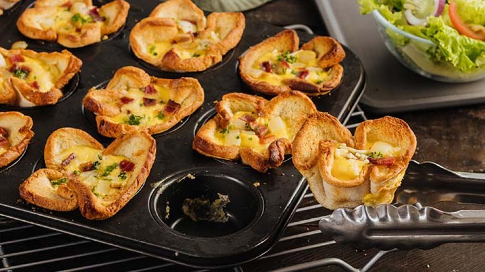 Easy Bacon and Onion Tartlets