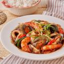 Mixed Seafood with Oyster Sauce